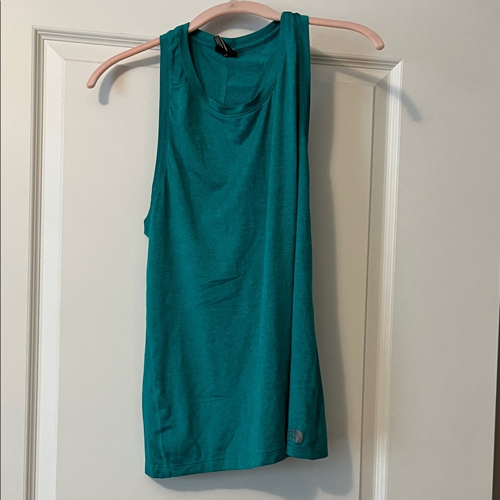 Teal Sleeveless Women's workout Top